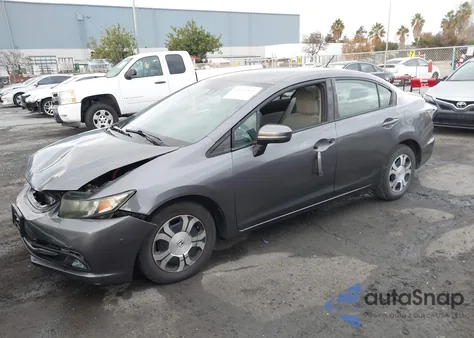 2014 Honda Civic Hybrid from USA, damaged, VIN 19XFB4F24EE201757